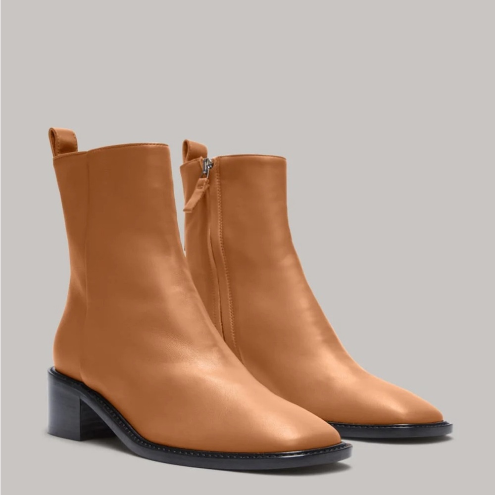 Everlane The City Boot in Desert Tan Women's size 5.5 Minimalist Preppy‎ NWOB